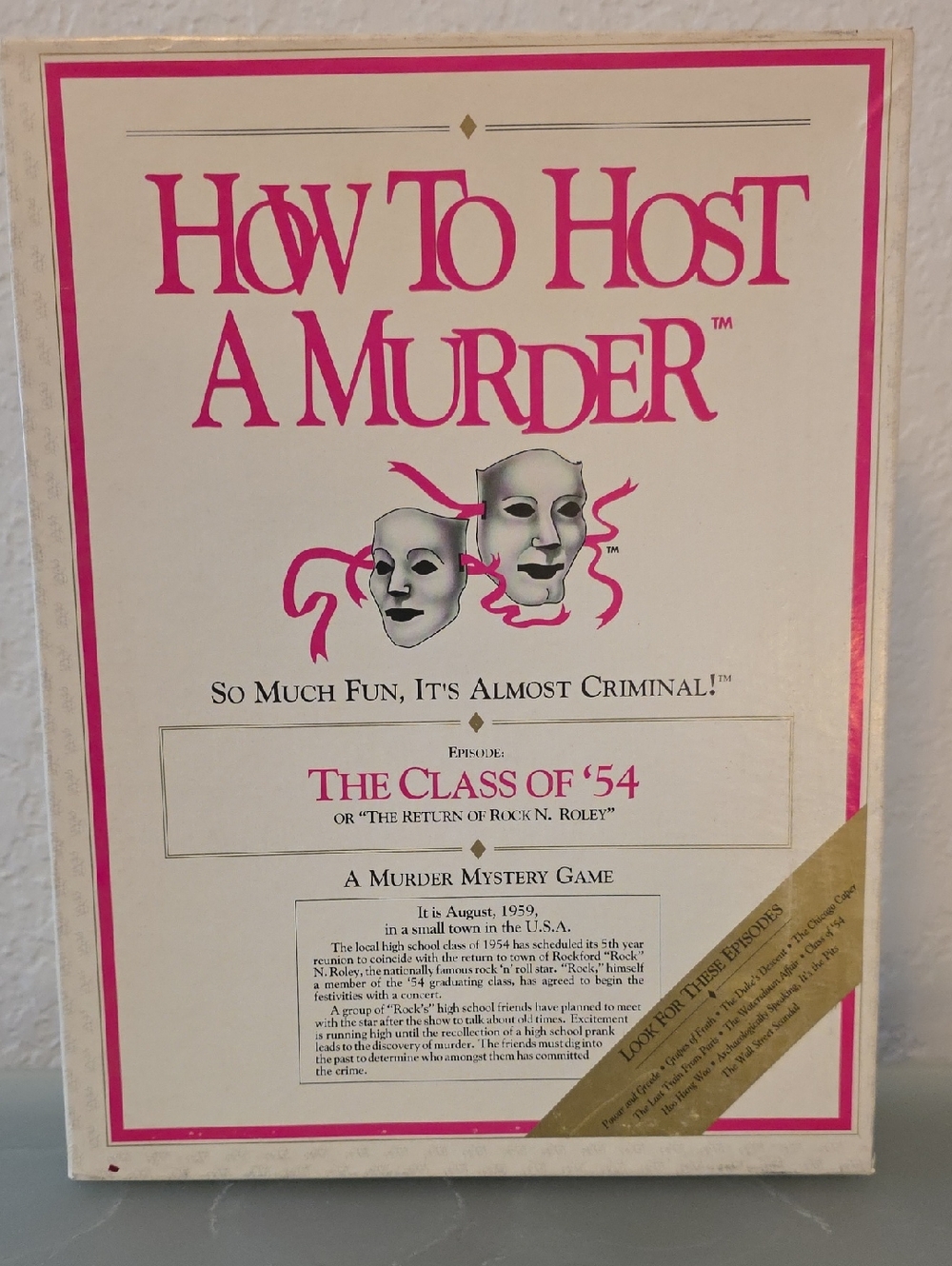 How to Host a Murder - The Class of '54 Game